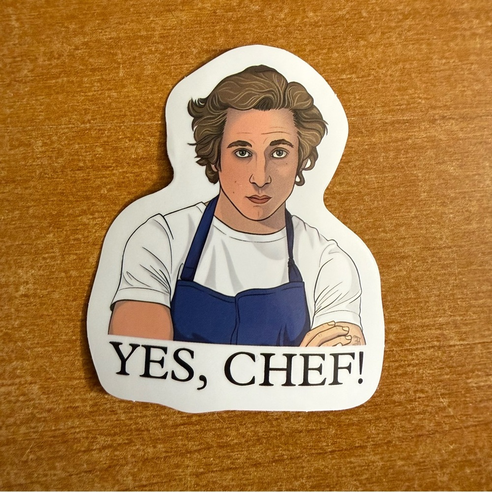 Yes, Chef! Sticker‎